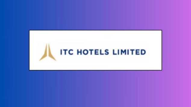 ITC Hotels stock price chart showing 52-week high after Q1 FY26 earnings report